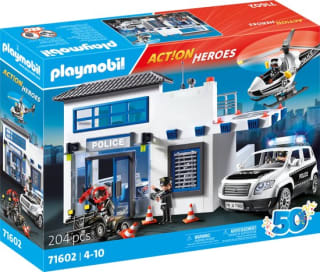 Playmobil Action Heroes Politiepost met voertuigen (71602) voor €44,99 bij Bol