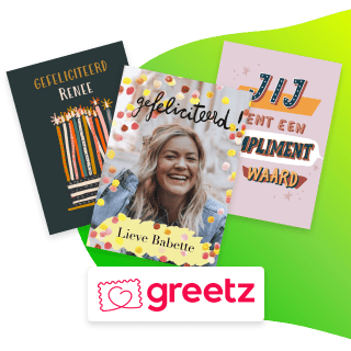 Gratis kaartje bij Greetz verzenden als KPN Klant