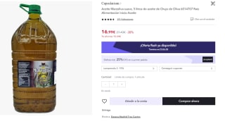 Aceite Marzoliva de Orujo de oliva suave, 5 litros por 11.99€