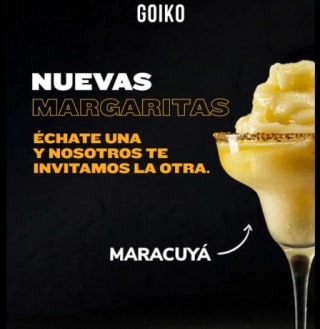 Coctel Margarita 2x1 en Goiko