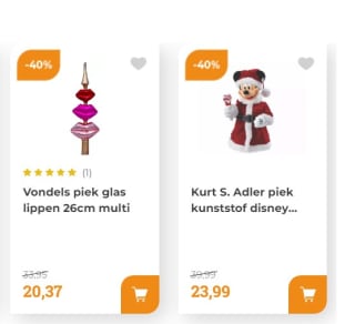 40% korting op alle kerstartikelen bij Osdorp