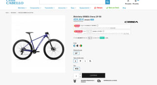 Bicicleta ORBEA Onna 29 50 por 419,30€