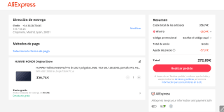 HUAWEI-Tableta MatePad Pro por 289,42€