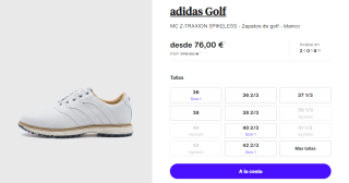 Zapatos adidas Golf MC Z-TRAXION SPIKELESS por 76€
