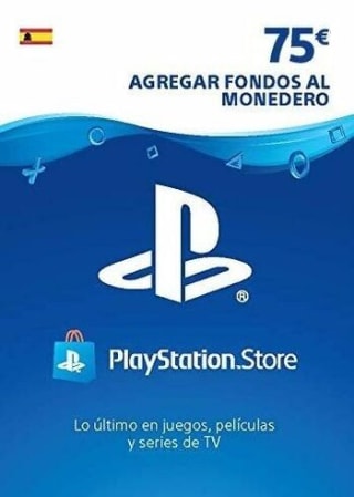 Tarjeta Playstation store de 75€ por solo 62,98€