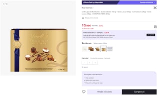 Bombones Swiss Luxury Selection 230g - Lindt por 6.95€