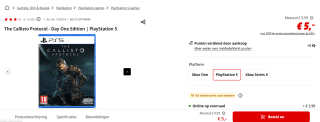 The Callisto Protocol - Day One Edition voor €5 bij de Mediamarkt