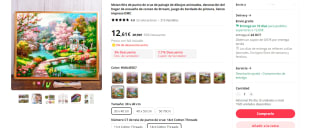 Recopilación Kits punto de cruz paisajes por 12,36€