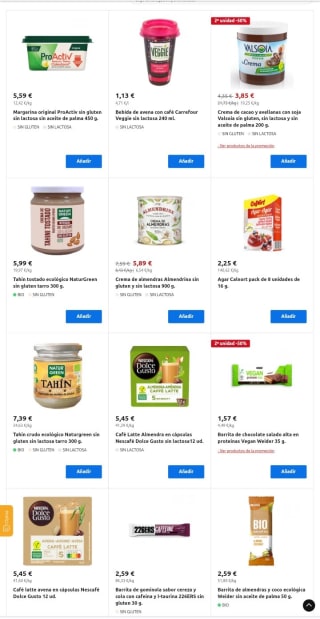 Alternativa Vegetal Ofertas desde Carrefour.