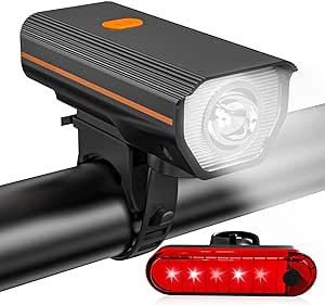 KTEBO Rechargeable Bike Lights available for £5.99
