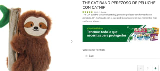 Peluche de perezoso para gato por solo 2.99€