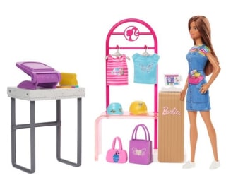 Barbie winkel - Maak- en Verkoopboetiek voor €15,99 bij Bol. en Amazon