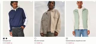 Tot 70% korting op diverse heren jassen en jacks bij Hollister