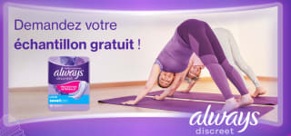 Gratis Always Discreet verband staaltje