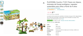 Playmobil Country Alpaca wandeling (71251) voor €8,99 bij Amazon Spanje