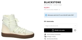 Botas de Nieve para Mujer Blackstone UL87 por 42.99€