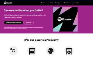 3 meses gratis de Spotify para nuevos usuarios
