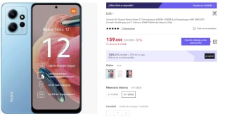 Xiaomi Redmi Note 12 de 8GB/128GB poe 144€
