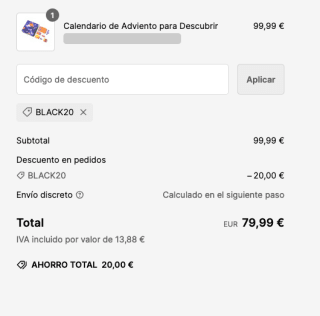 Calendario de Adviento productos para adultos para descubrir de Platanomeón por solo 79,99€