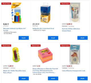 Hasta -40% de Descuento en Stocks Fuera de Carrefour.