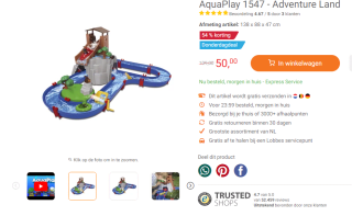 AquaPlay 1547 - Adventure Land voor €50 bij Lobbes