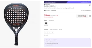 Pala padel Nox X Pro por 59,99€