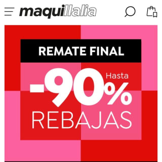 Hasta -90% Remate Final en Maquillalia.