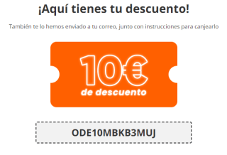 10€ descuento en tus pedidos Pccomponentes.