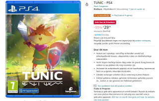 Tunic PS4 voor €29,99 bij Amazon