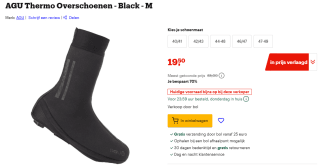 AGU Thermo Overschoenen voor €19,50 bij Bol