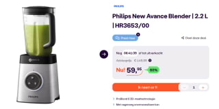 Philips Avance Collection HR3653/00 - Blender voor €59,95 bij Ibood