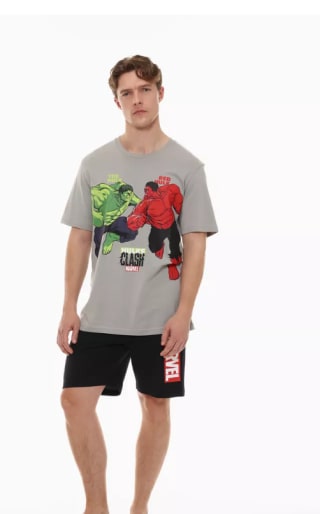 Pijama Corto para Hombre Hulk Marvel por 9.99€
