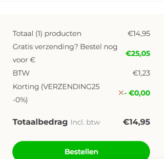 Gratis verzending op je bestelling bij van Beekum