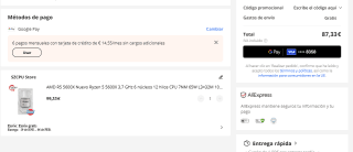 Procesador AMD Ryzen 5 5600X 3.7GHz por 87,33€