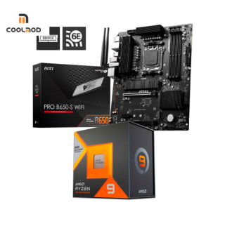 Pack AMD Ryzen 9 7900X3D 5.6GHz Boxed + MSI PRO B650-S WIFI por 629.95€
