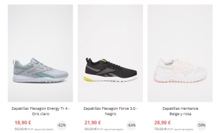 Zapatillas Reebok desde solo 7,90€ para niñ@s y adultos