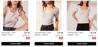 Oferta hasta 90% marca ropa ETAM desde solo 1€