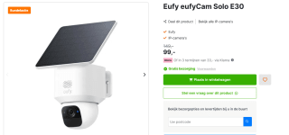 eufy SoloCam E30 voor €99 bij Expert