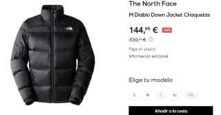 Chaqueta para Hombre The North Face M Diablo Down por 144.99€