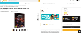 Juego The Inheritance of Crimen Manor PS5 por 24,65€ socios (25,95€ no socios)