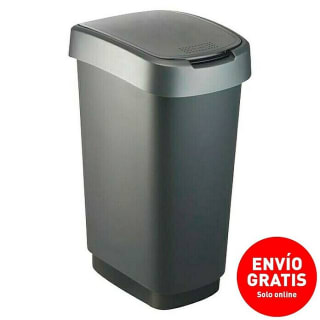 Roto Cubo de basura Twist 50L por 17,99€.