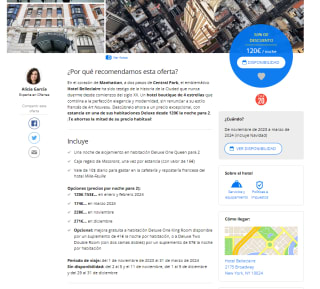 Estancia de una noche en hotel boutique de 4 estrellas desde 120€