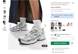 25% Extra descuento en zapatillas en ASOS