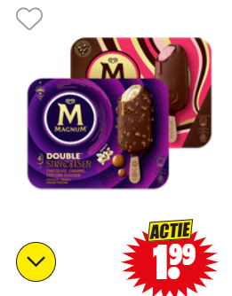 Alle Magnum Double voor €1,99 bij Dirk