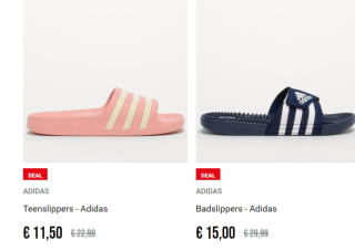 Tot 50% korting op heel veel items van Adidas bij Bristol
