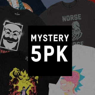 Mystery Geek T-Shirts - 5 Pack for £11.99 at Zavvi