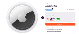 Apple airtag voor €29,95 bij Ibood