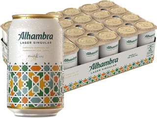 Alhambra Lager Singular Cerveza - Pack de 24 Latas,por solo 6,6€