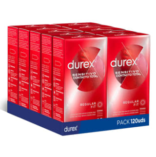 Durex Sensitivo Contacto Total pack 120 preservativos por 32,19€