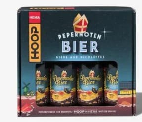 HOOP pepernoten bier giftset voor €11 bij de Hema